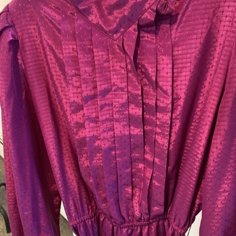Vintage 80s dress. Size 12 - Picture 3 of 8